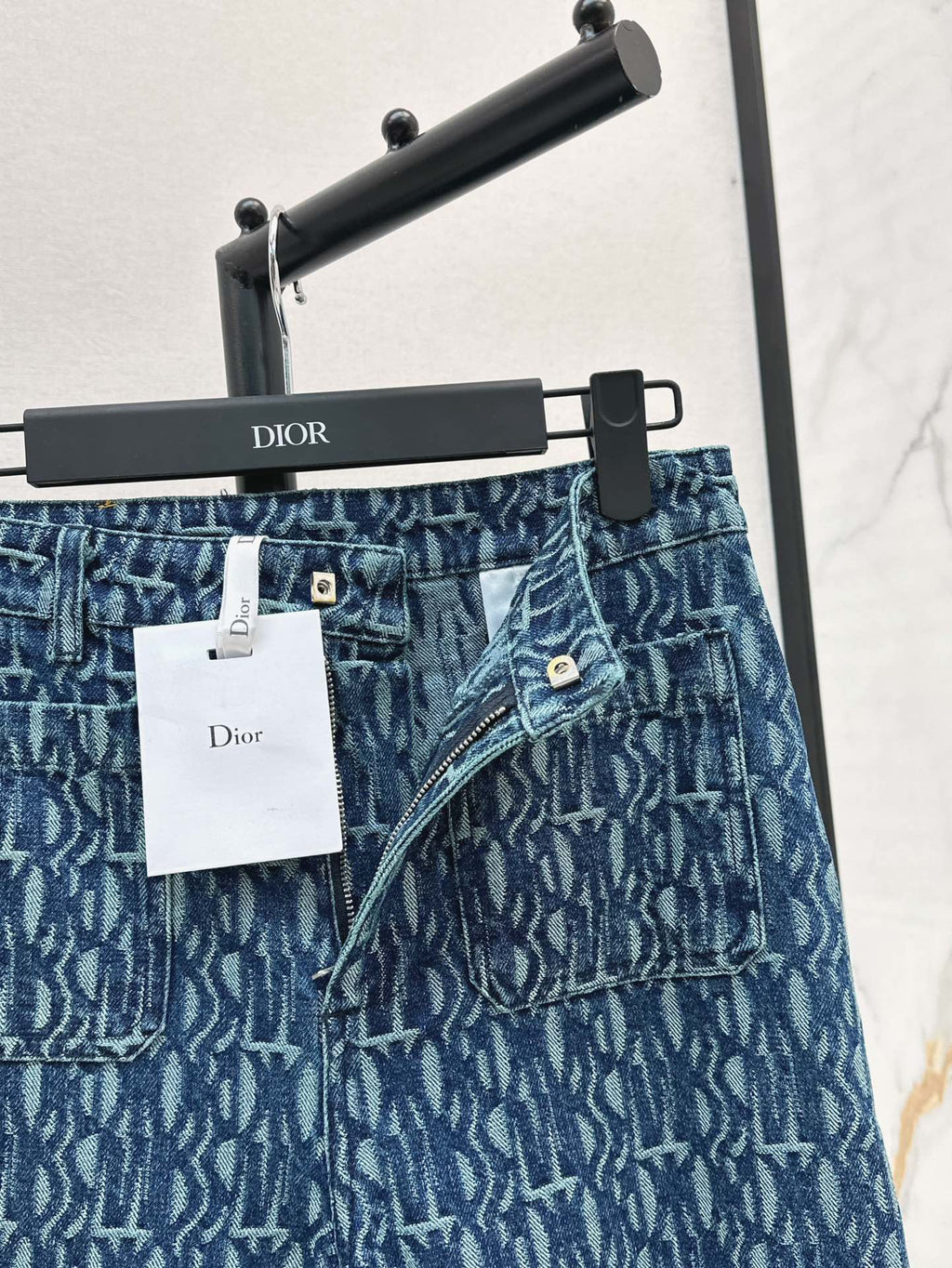 D 24fw miss jacquard jeans