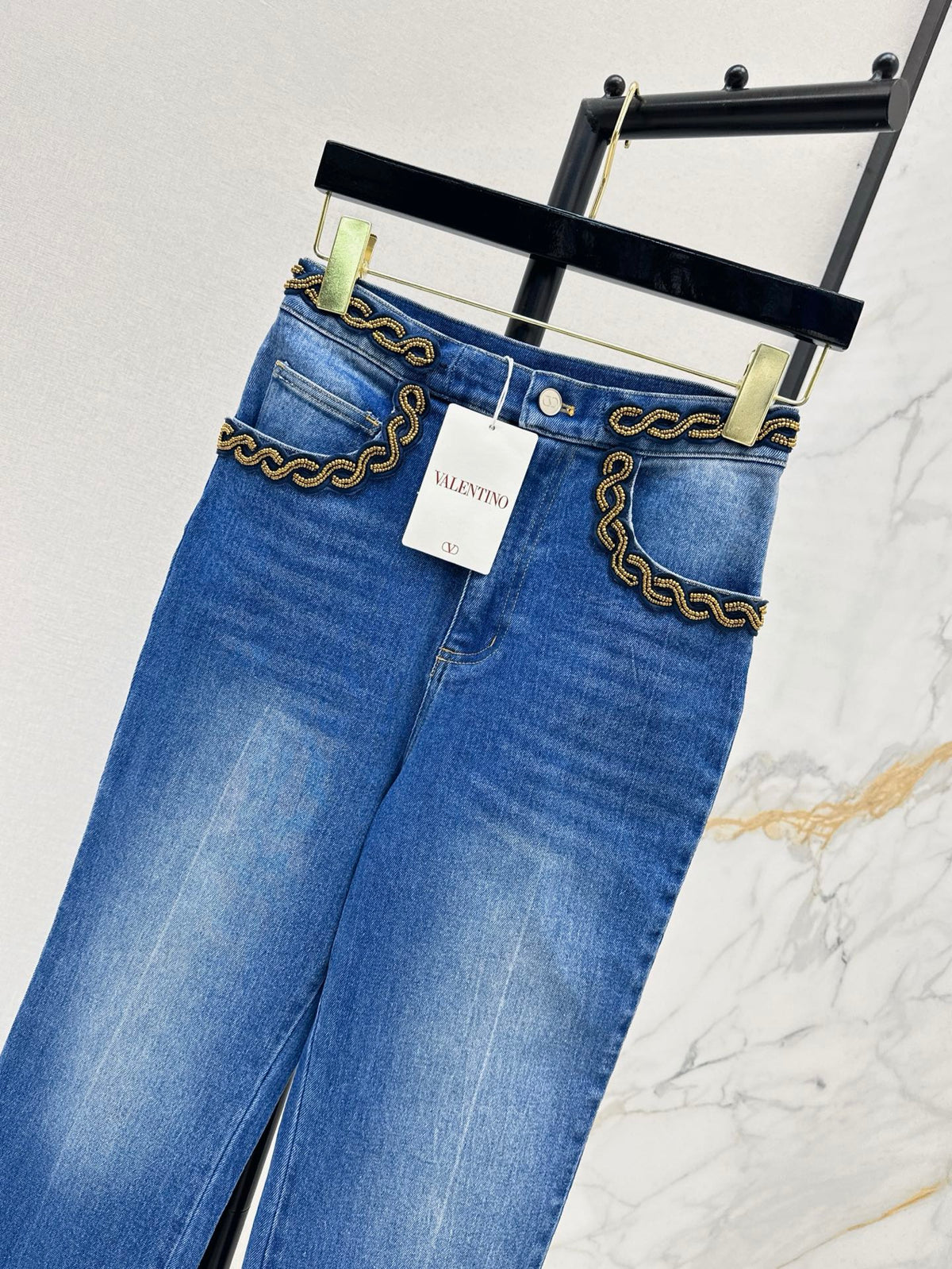 Val 25ss beaded jeans