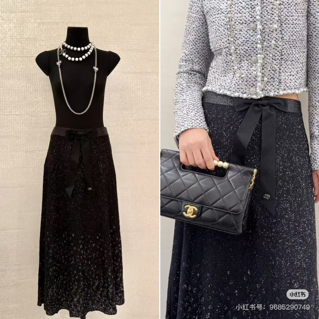 25ss beaded skirt