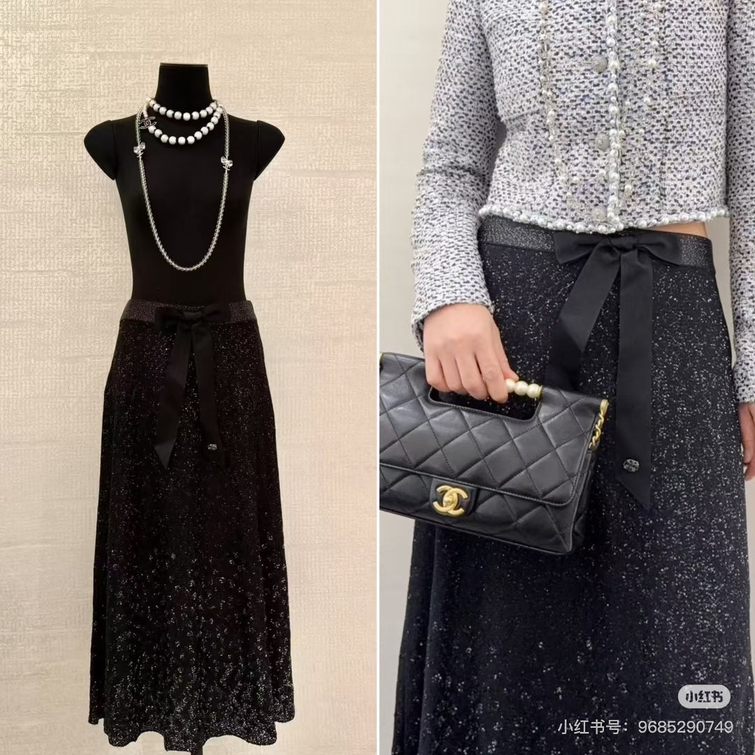 25ss beaded skirt