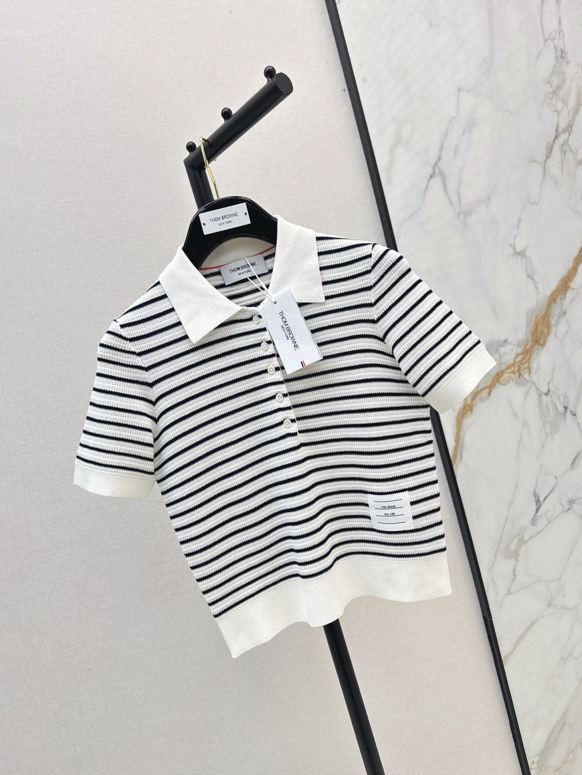 TH  25ss knitted polo shirt