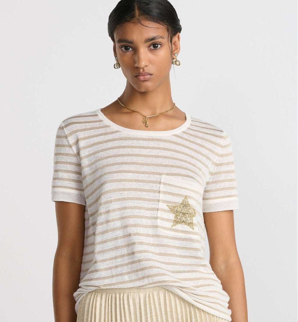 25ss embroidered t-shirt