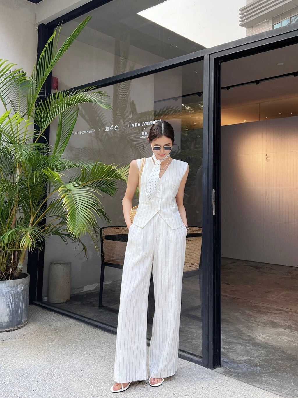 25ss striped pants