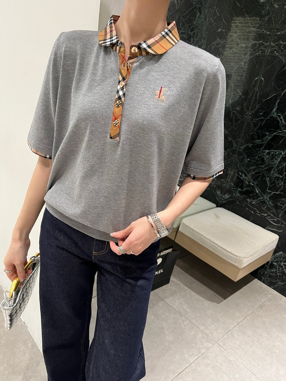 25SS KNITTED POLO