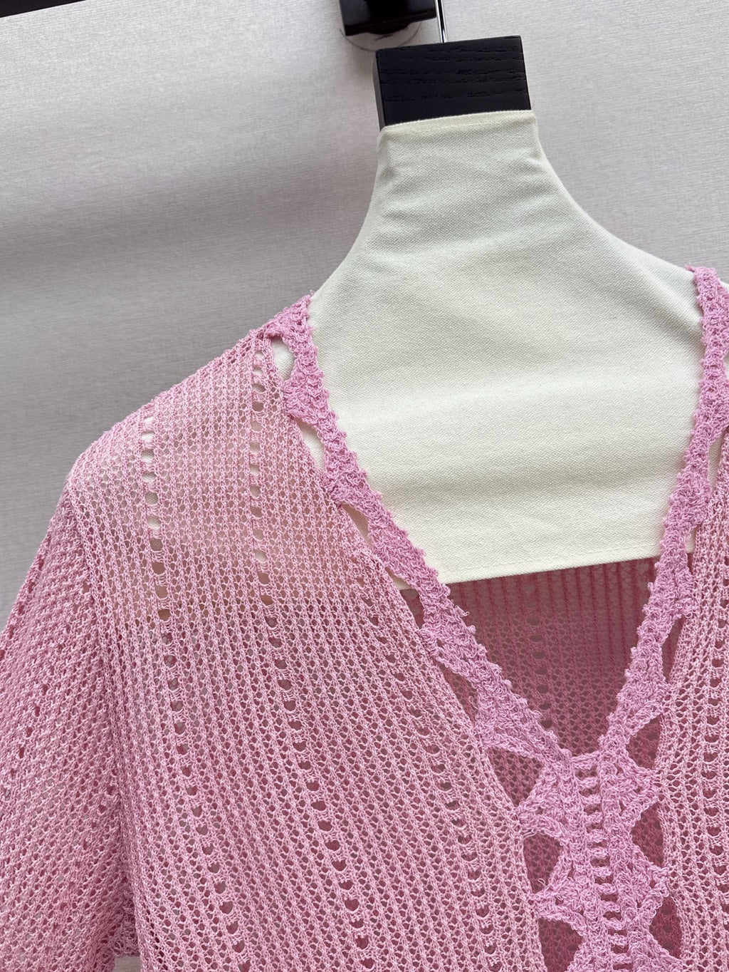 25ss hollow knitted shirt