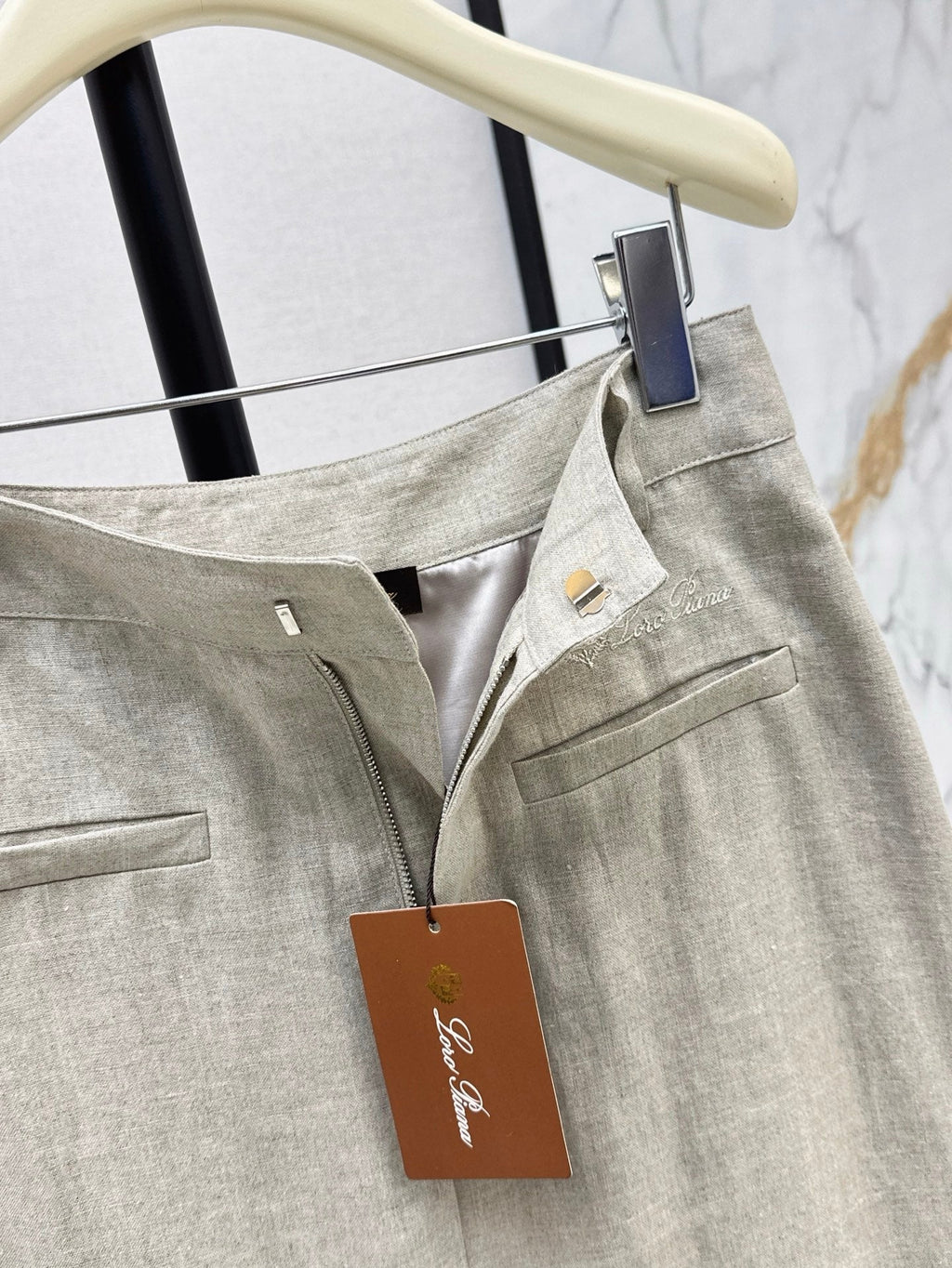 25ss linen skirt