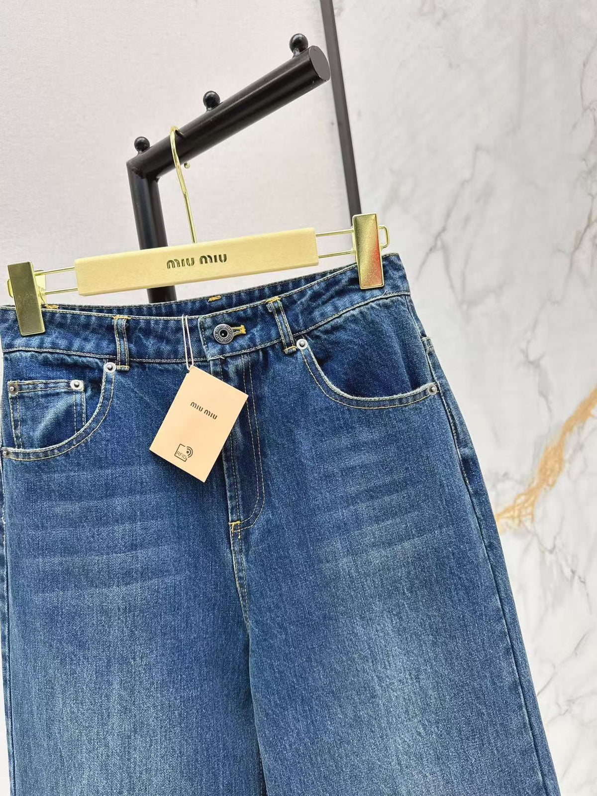 25ss embroidered jeans