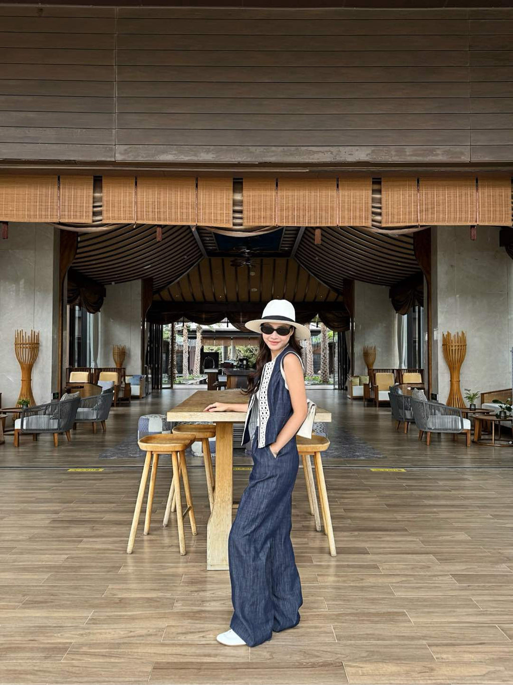25ss linen woven set