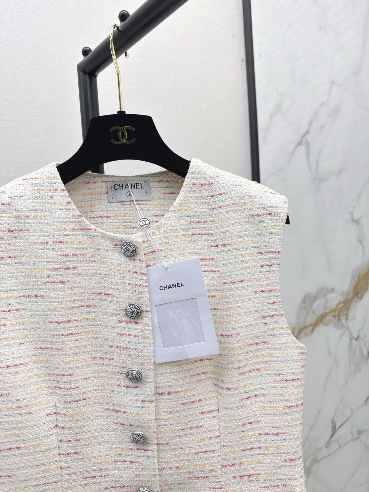 25ss woven vest