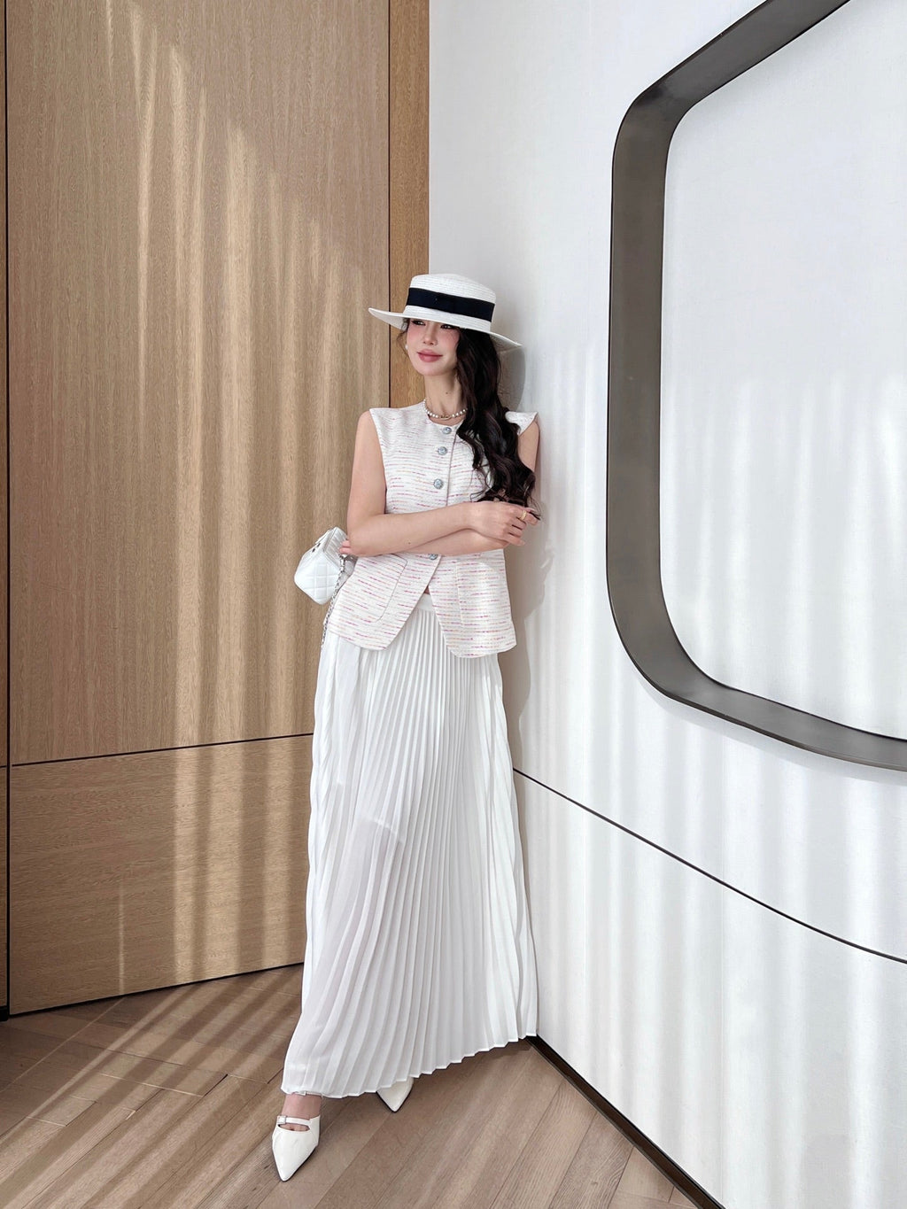 25ss pleated skirt