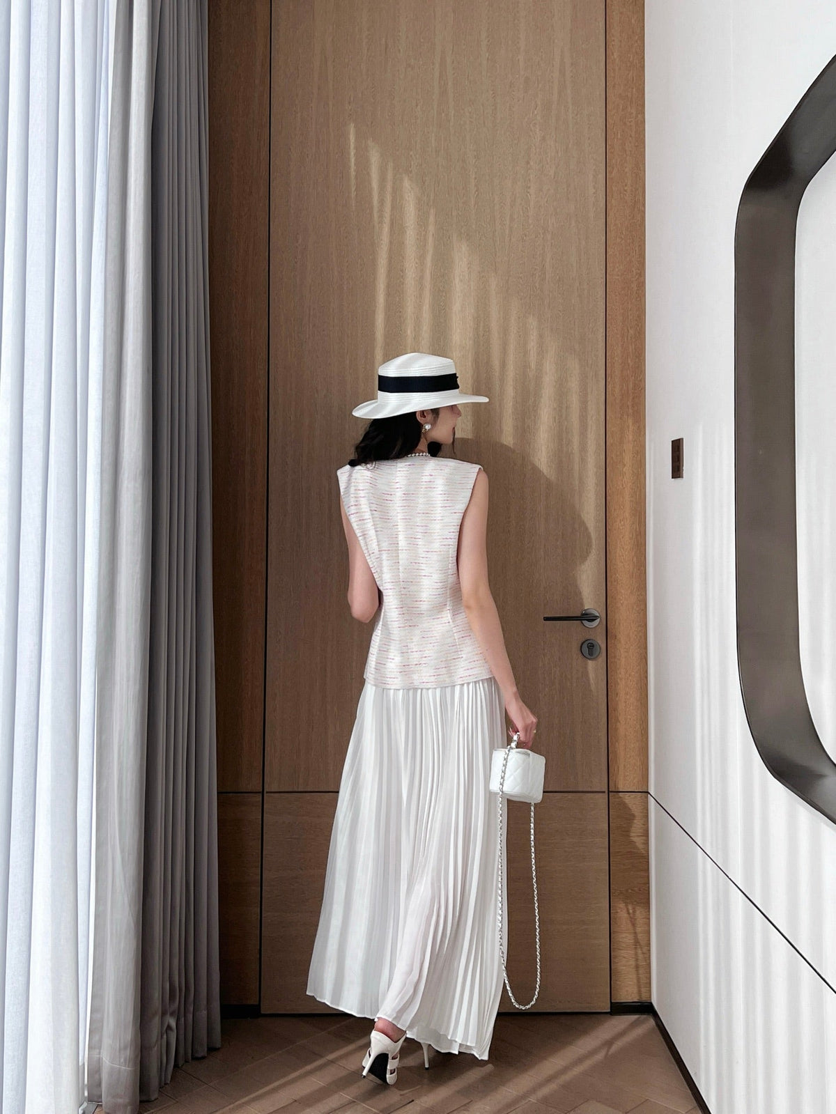 25ss pleated skirt