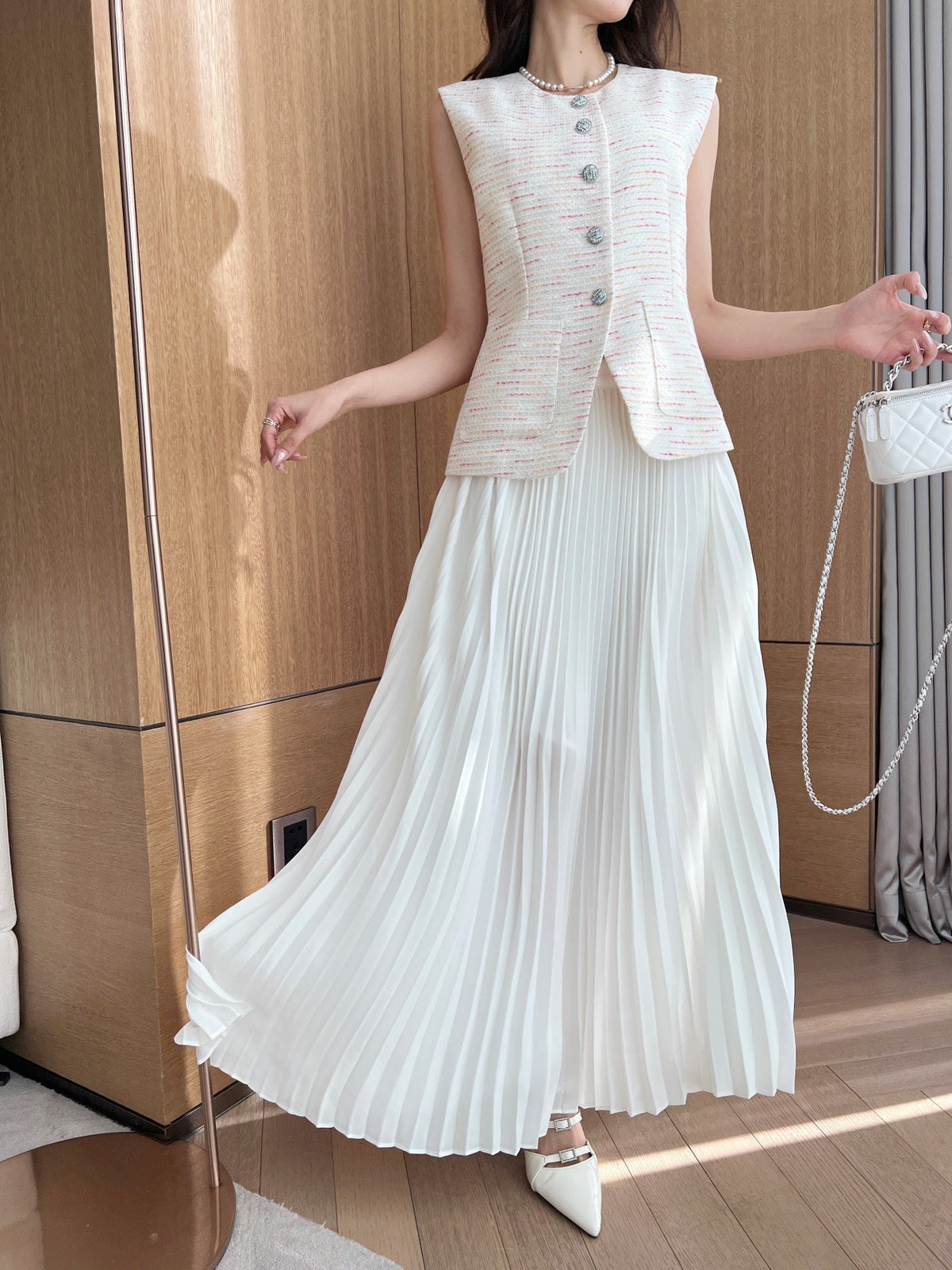 25ss pleated skirt