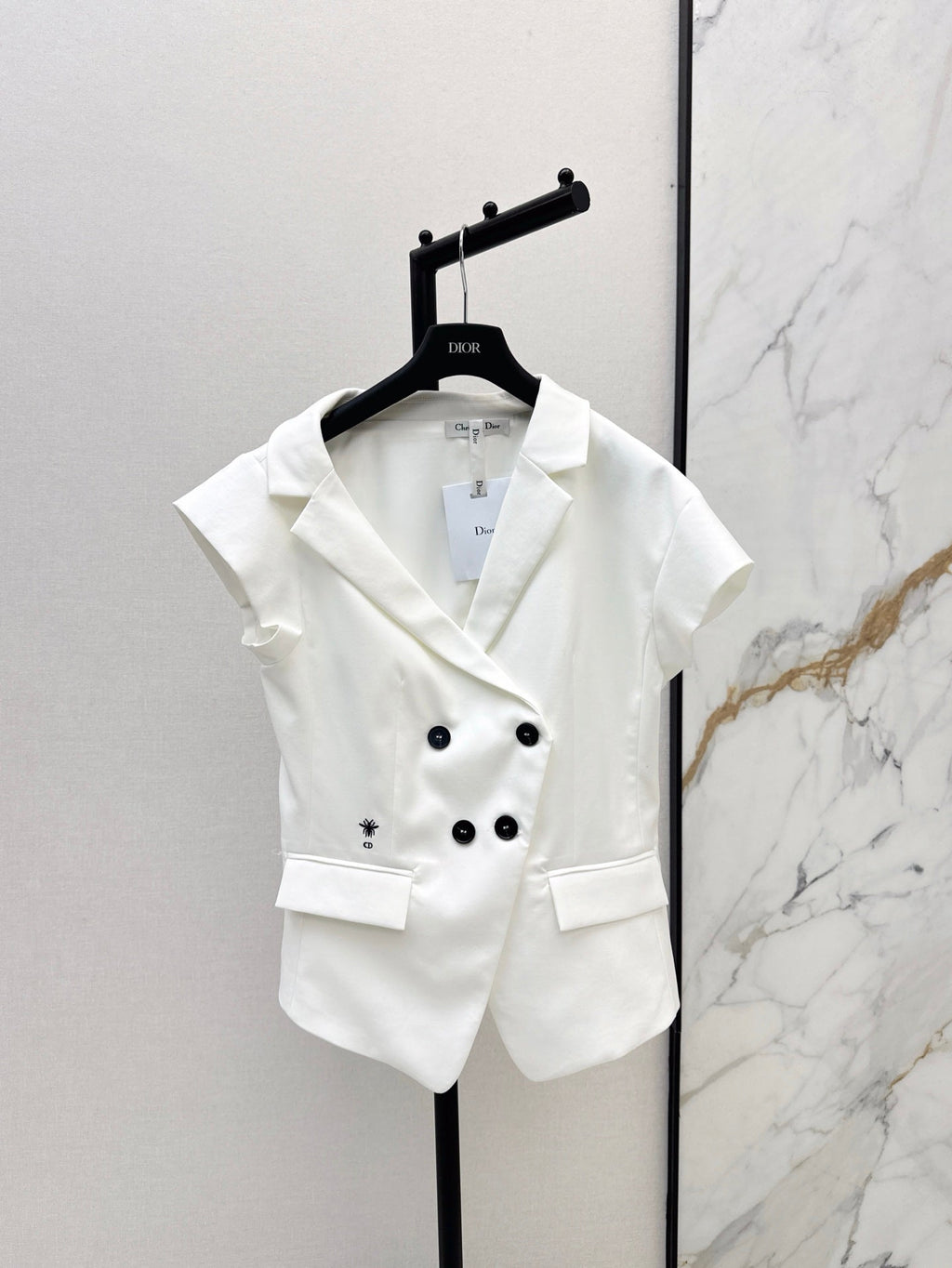 25ss slant collar vest