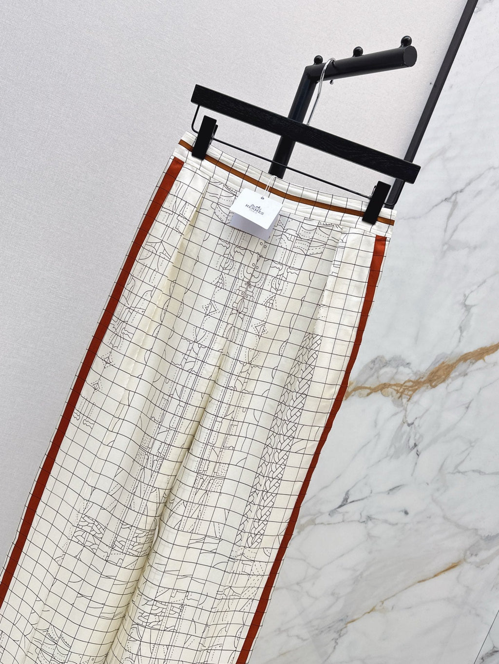 25ss Silk wide leg pants