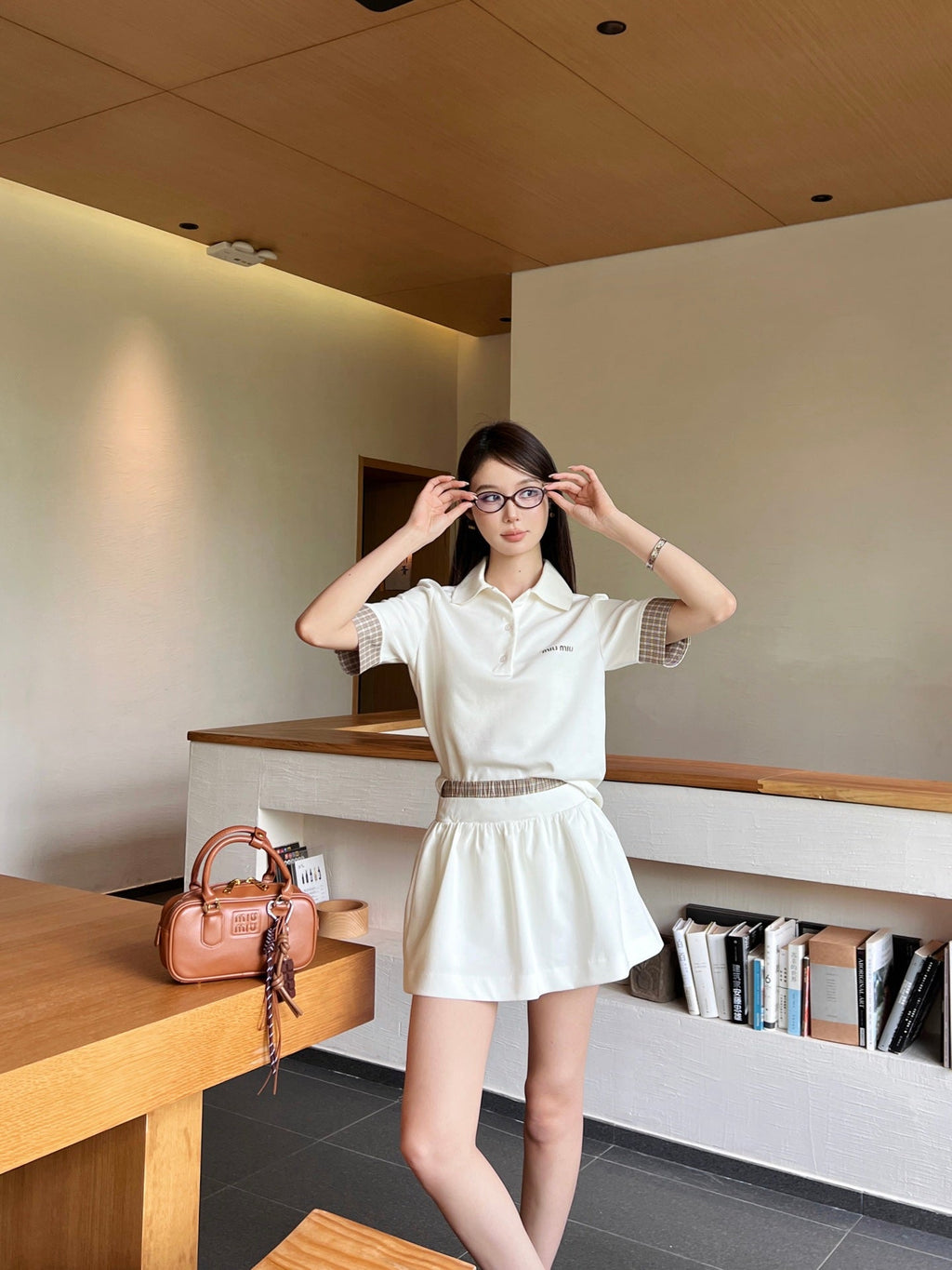 25ss polo skirt set