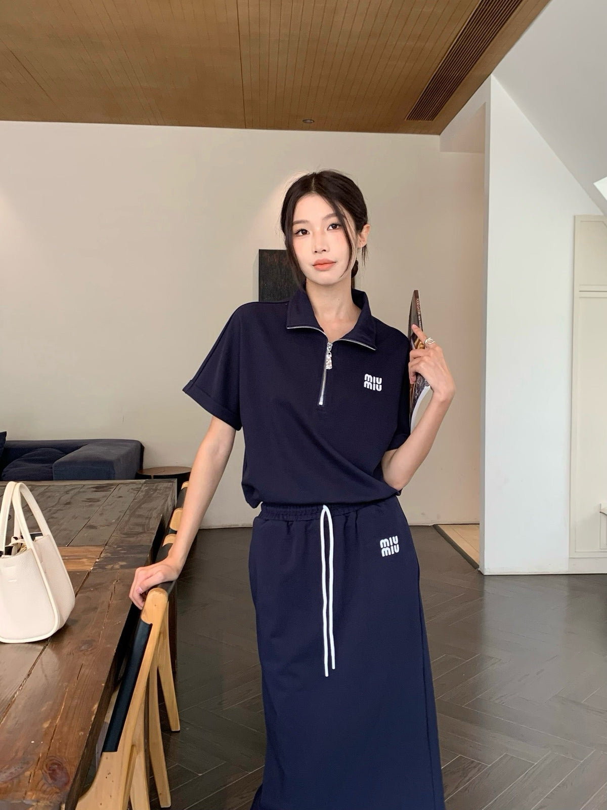 25ss skirt set