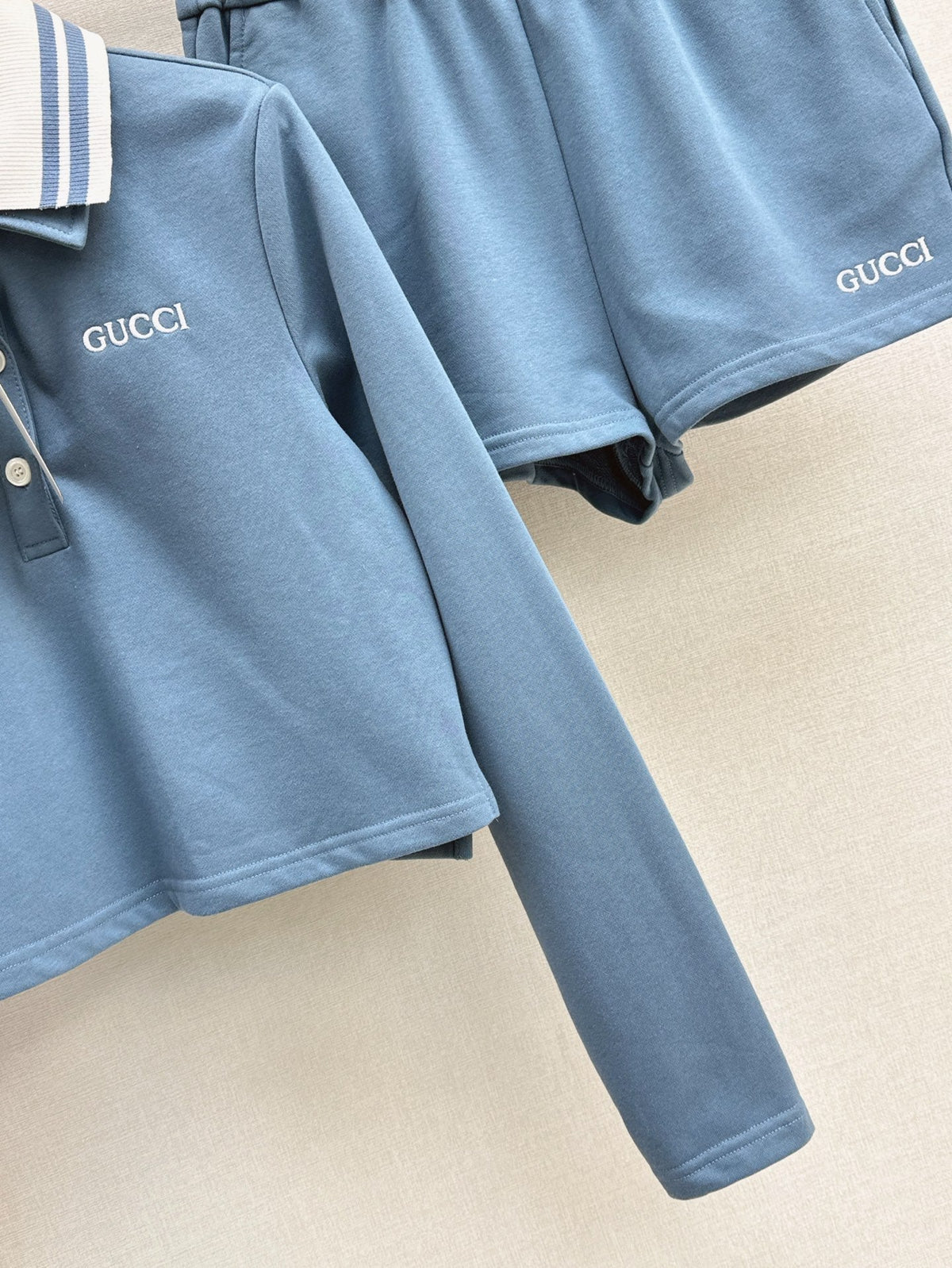 25ss crop polo short set