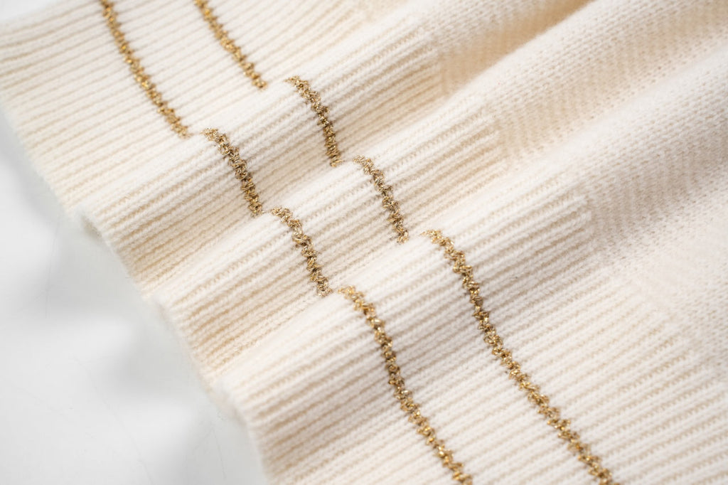 D 25ss wool embroidered knitted t-shirt