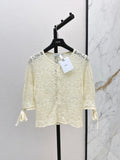 25ss knit hollow cardigan