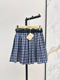 25ss plaid skirt