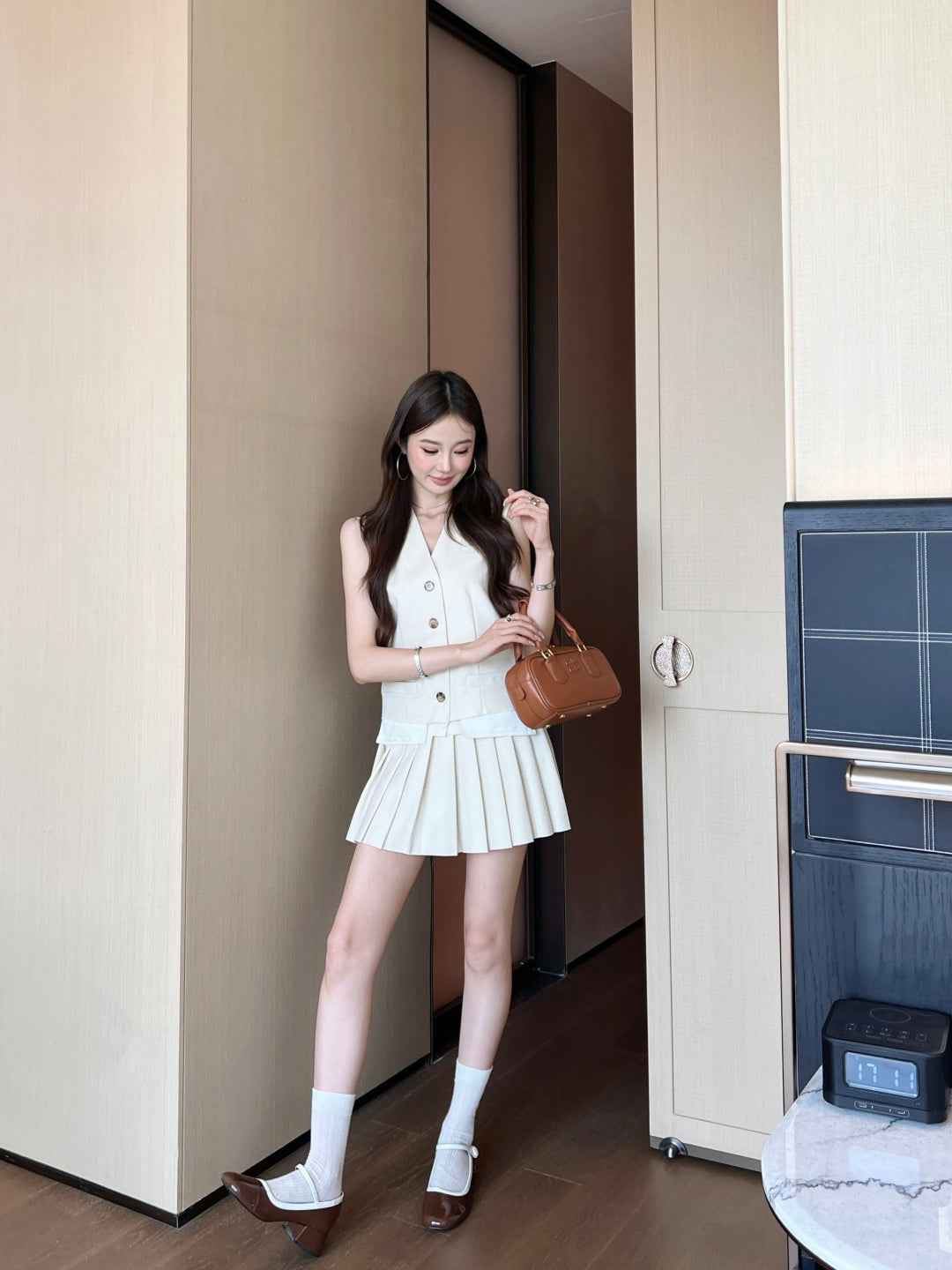 25ss pleated skirt