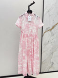 25SS print dress