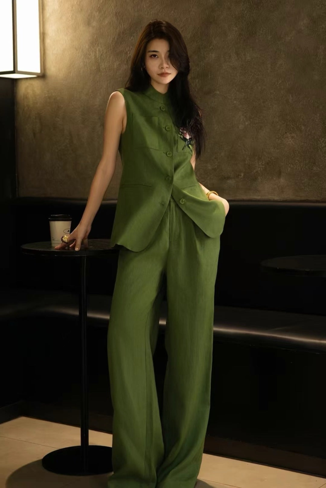 25ss linen suit