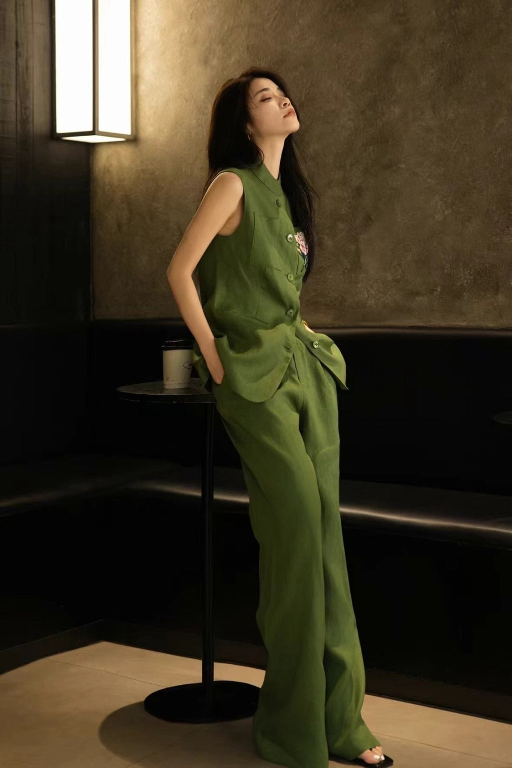 25ss linen suit