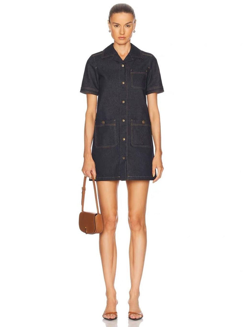 25ss denim dress