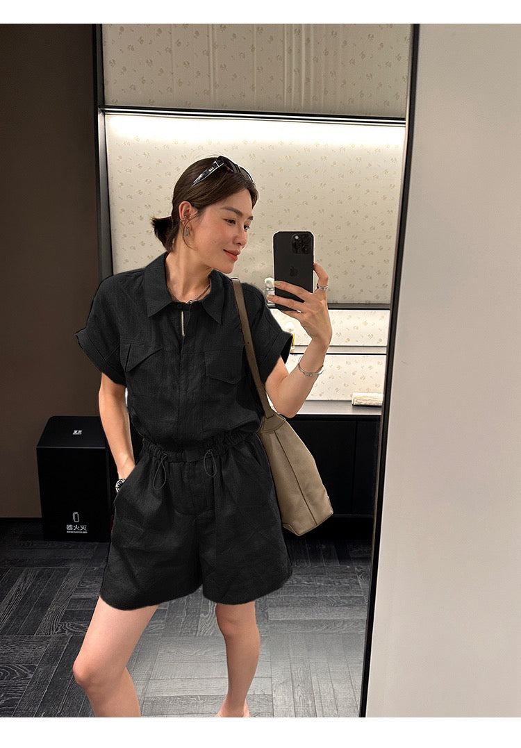 25ss Linen jumpsuit
