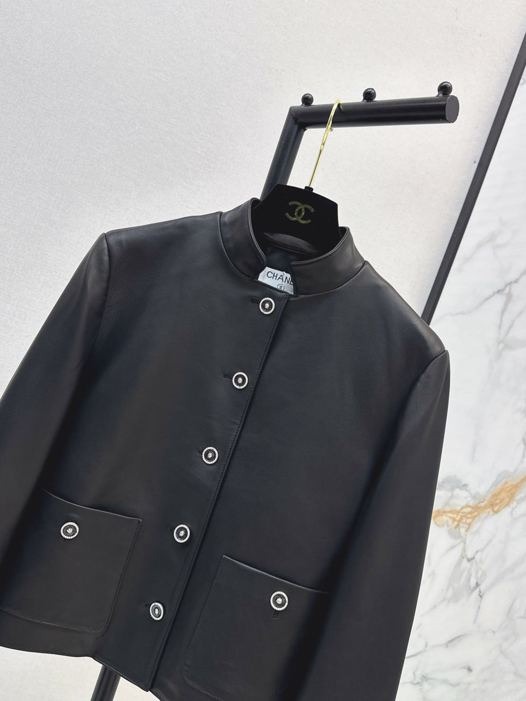 25fw leather jacket