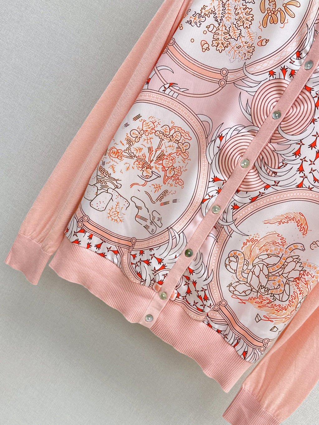 25fw printed cardigan