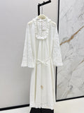 25ss lace linen dress