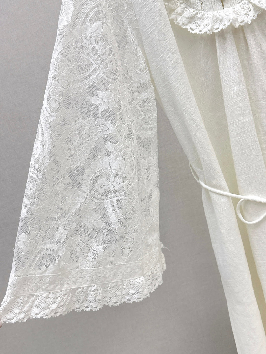 25ss lace linen dress
