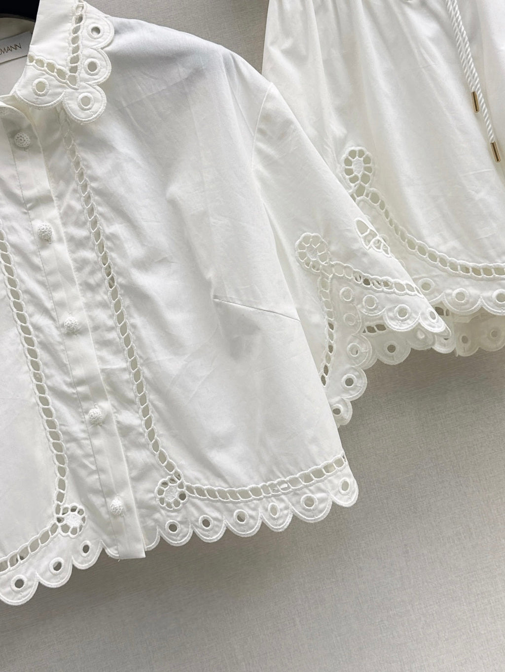 25ss embroidered shirt