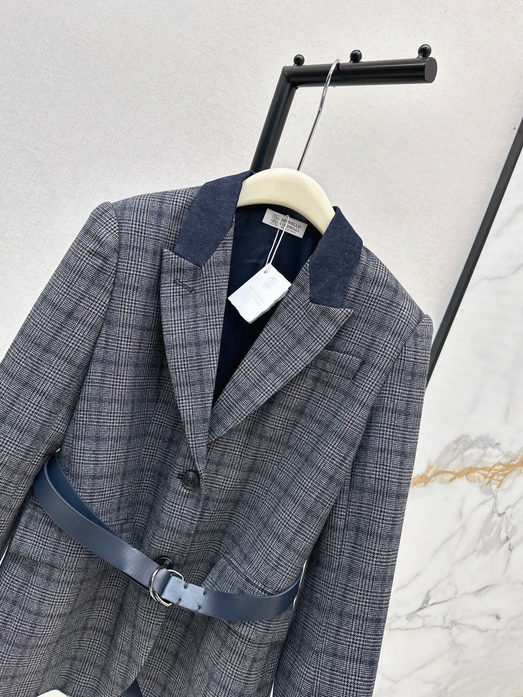25fw plaid blazer