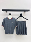 25fw knitted suit