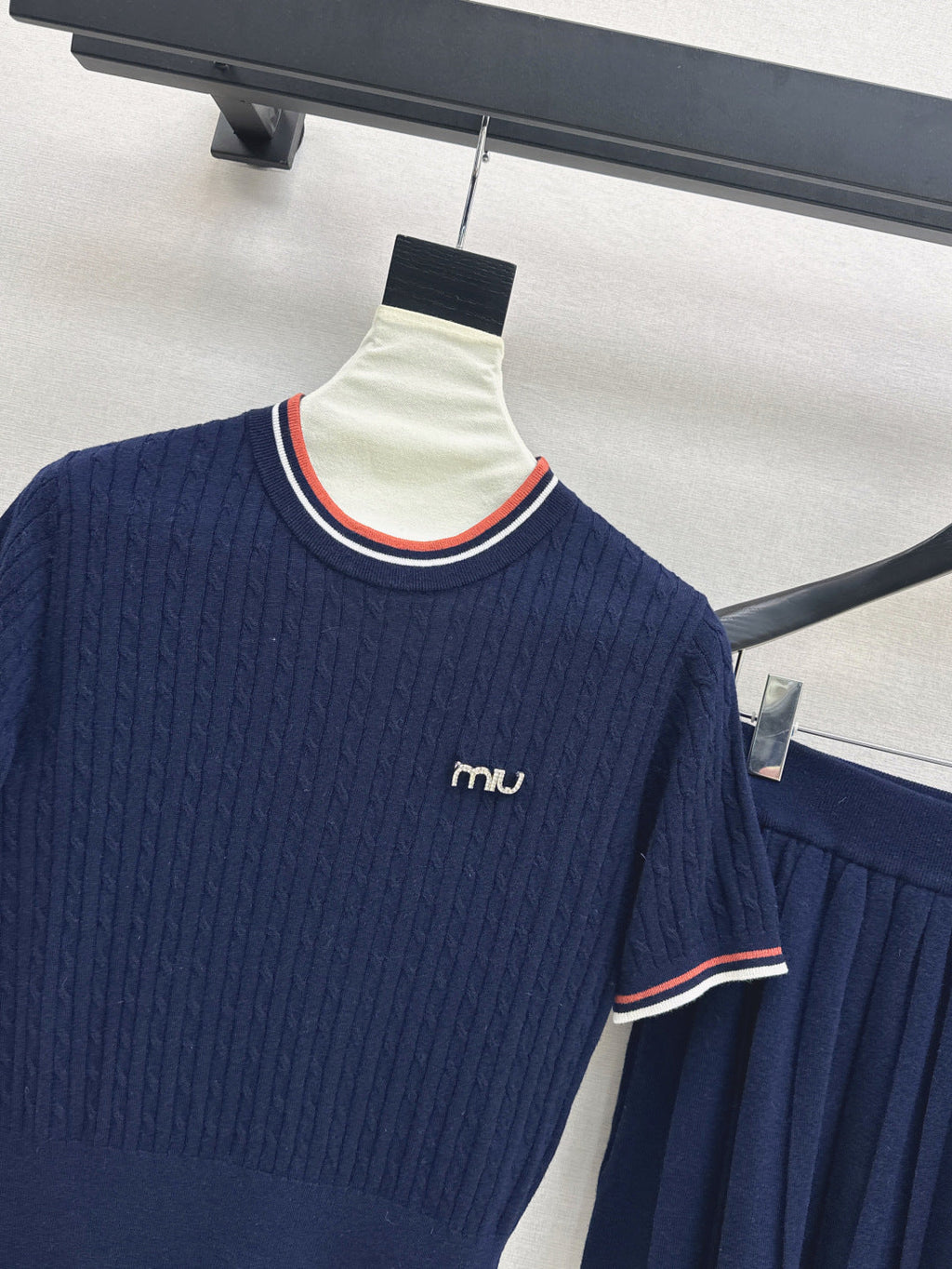 25fw knitted suit