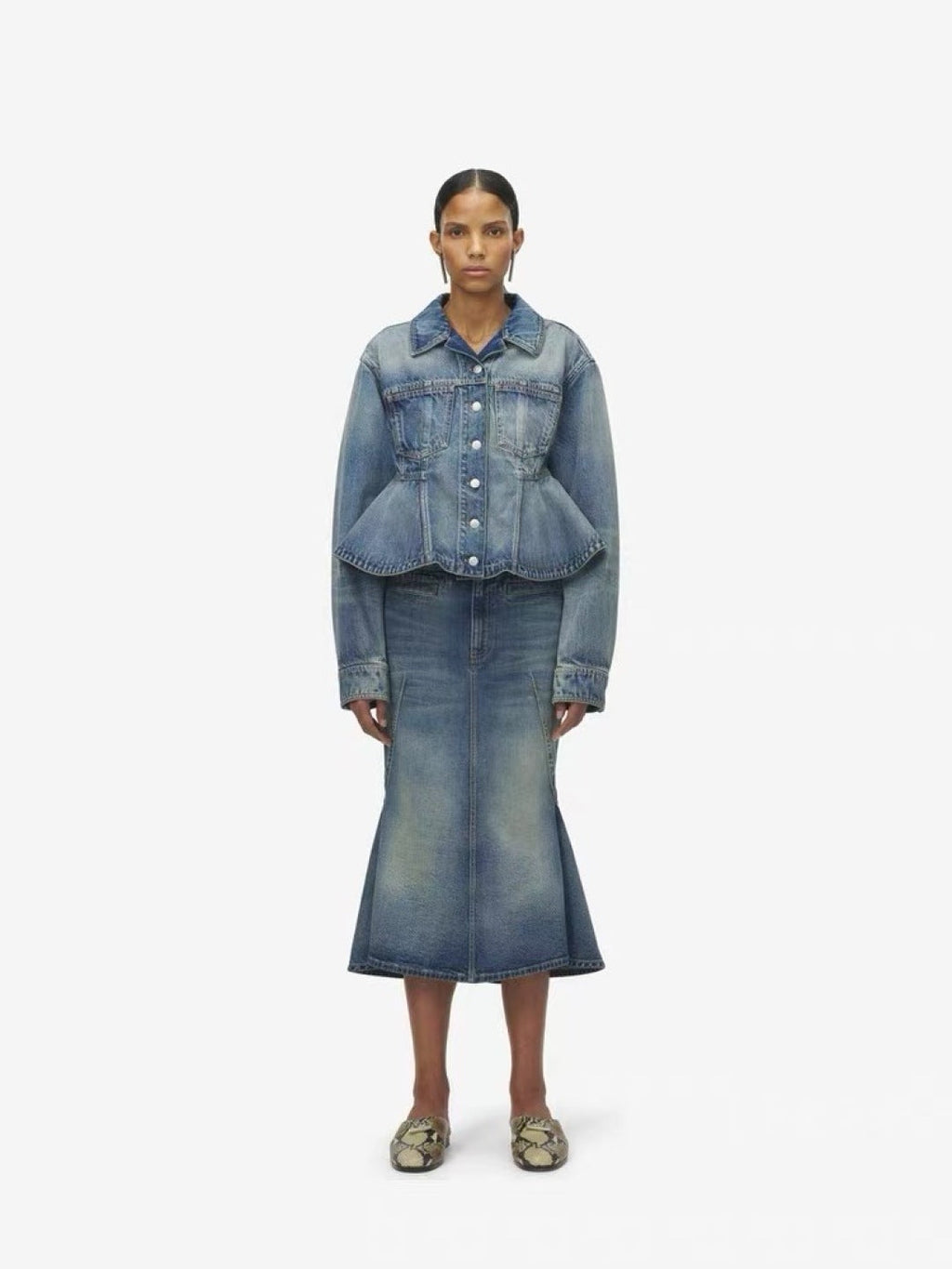 25fw denim skirt