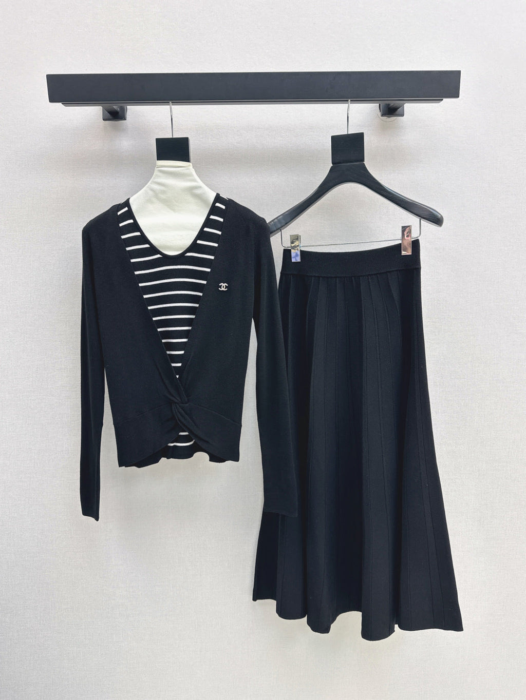25fw knitted suit