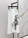 25ss embroidered skirt