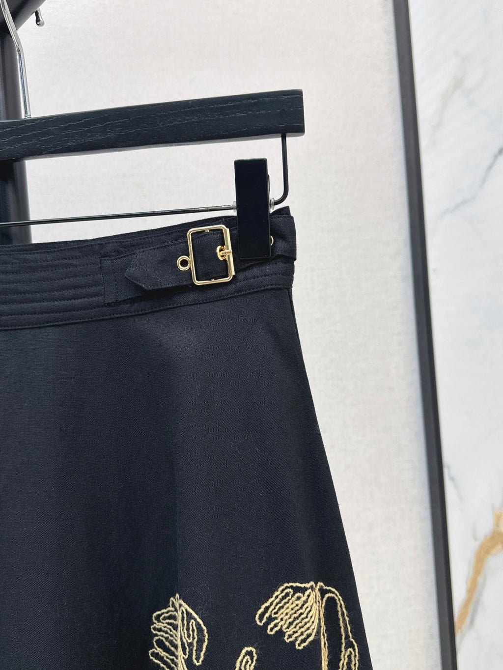 25ss embroidered skirt