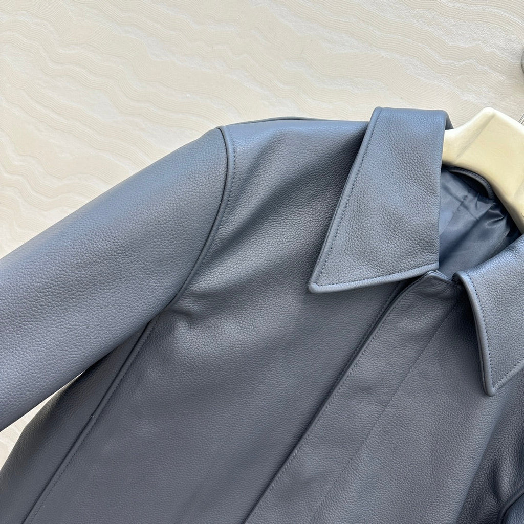 25fw leather jacket