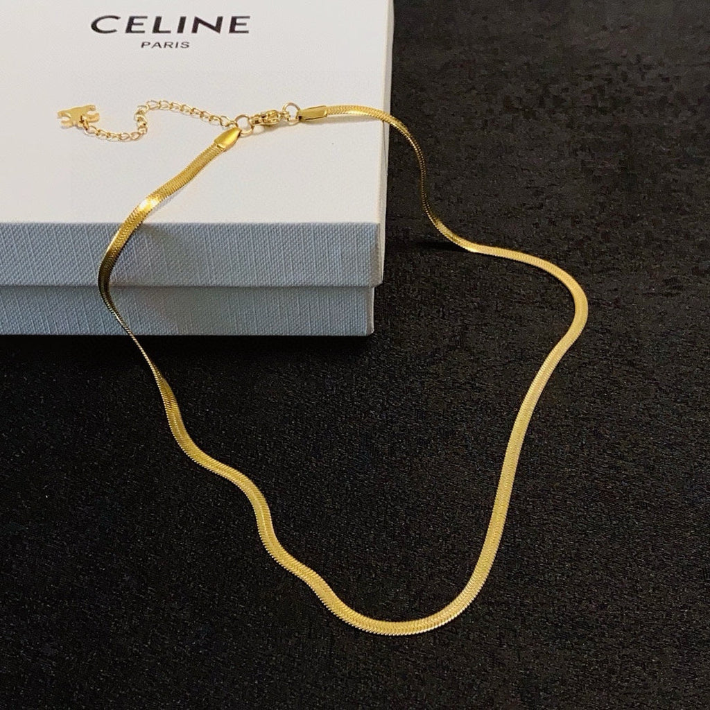 25 snake bone necklace