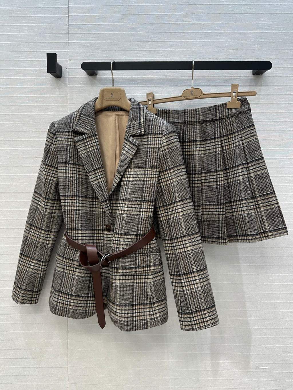 25fw  plaid suit