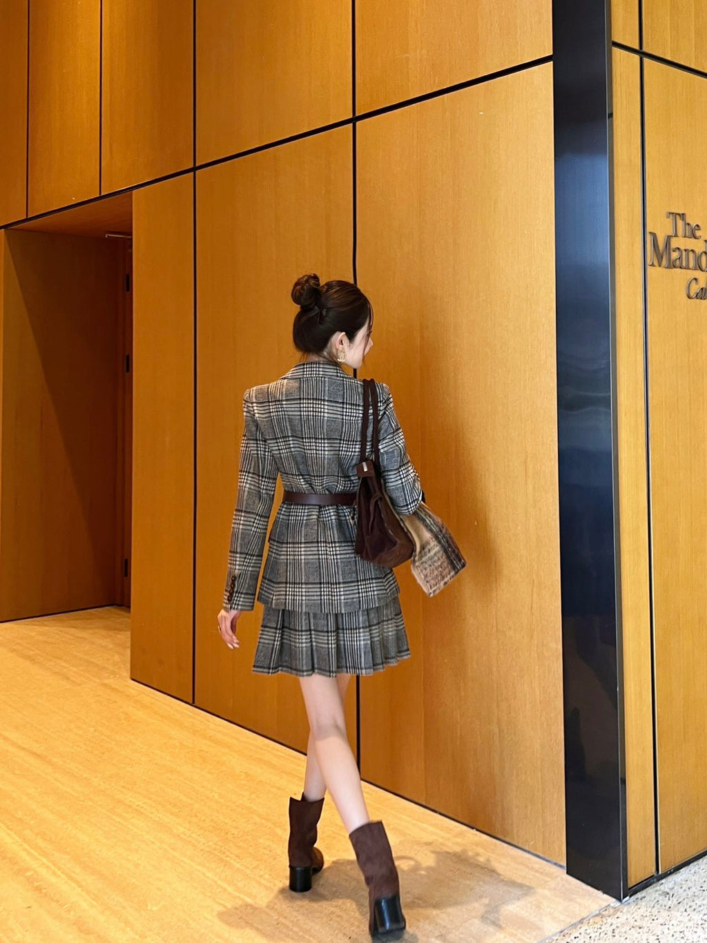 25fw  plaid suit