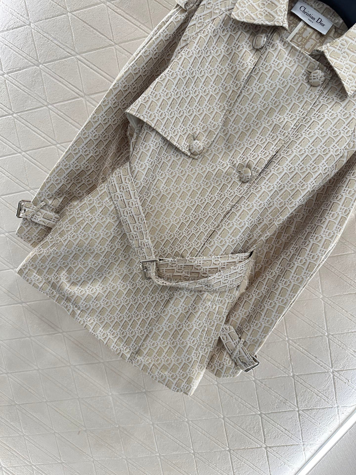 25fw Cape double breasted windbreaker