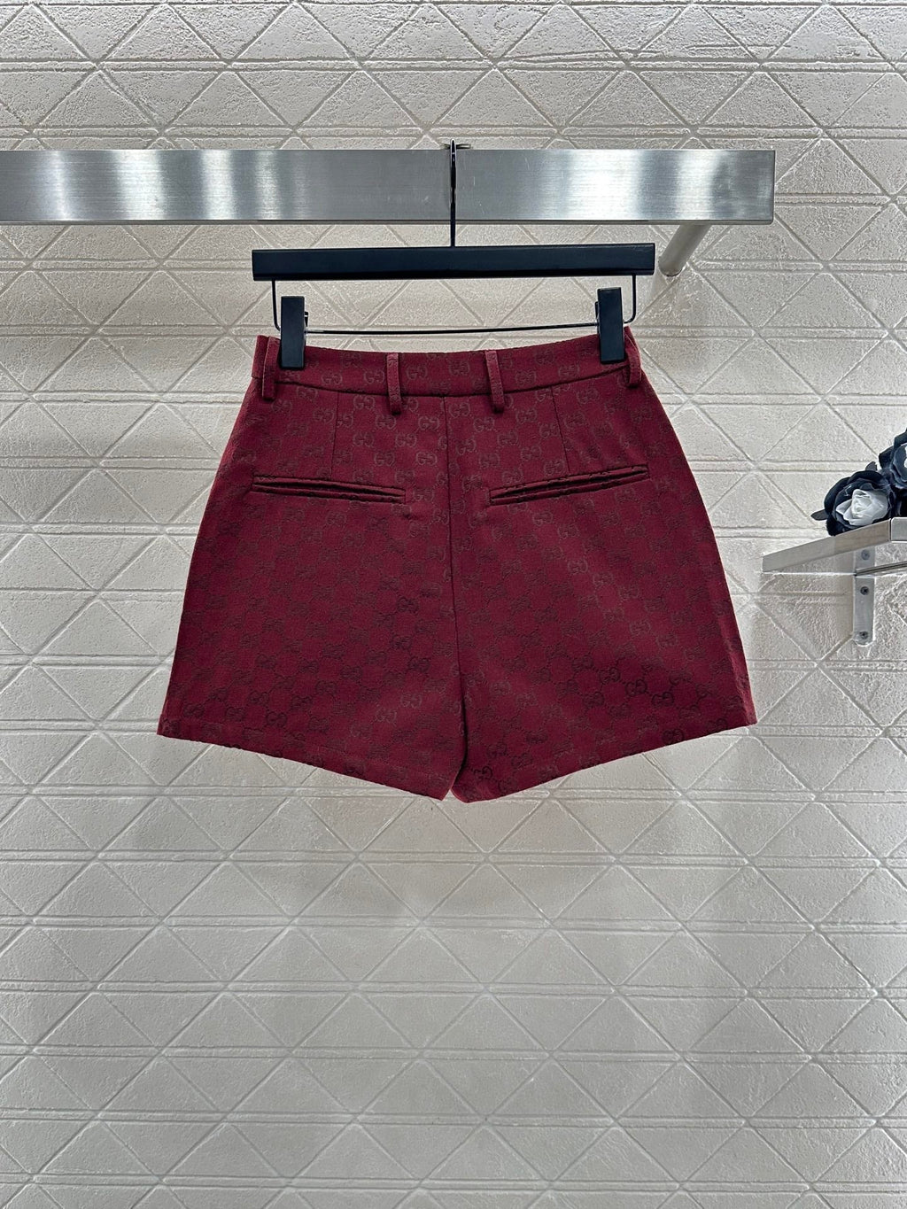 25 Belt vest shorts set