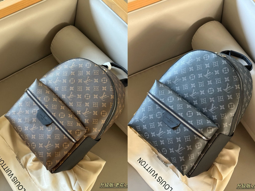 Half circle zipper discovery backpack