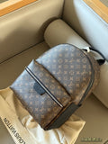 Half circle zipper discovery backpack